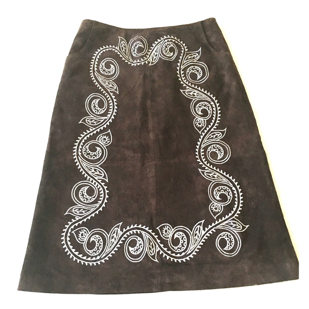INC Leather Skirt